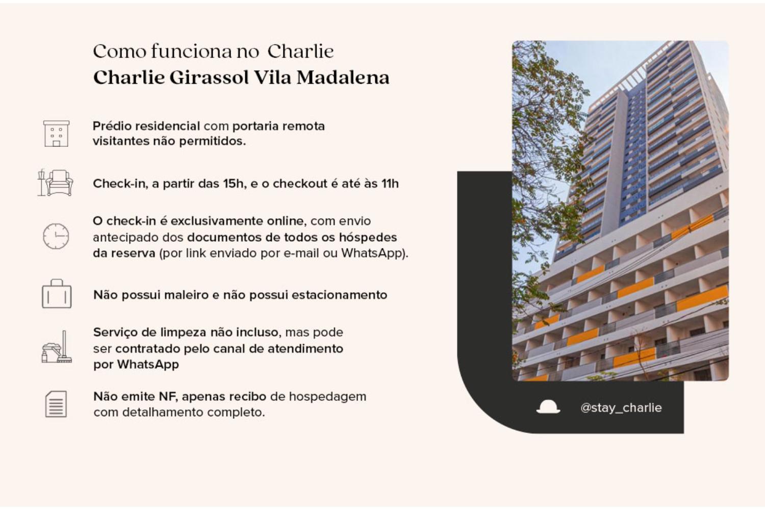 Appartement Charlie Girassol Vila Madalena à São Paulo Extérieur photo